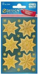 Sticker-uri de Crăciun Zdesign Stele Aurii 217120