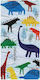 Tatu Moyo Kinder-Strandtuch Weiß Dinosaurier 150x75cm