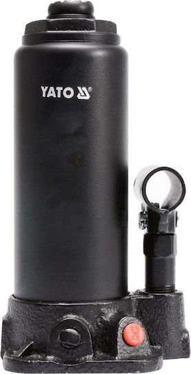 Yato Hydraulic Bottle Jack with Lifting Capacity up to 18cm and Weight Capacity up to 5 Tons