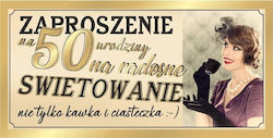 Birthday Invitation Ab Card Z61 10 Pcs