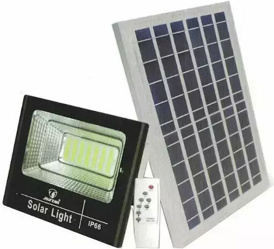 Jortan Στεγανός Ηλιακός Προβολέας LED 500W Ψυχρό Λευκό 6500K με Τηλεχειριστήριο IP66