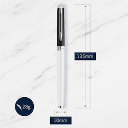 Waterman Hemisphere C.block Black-white Ct Fpen F