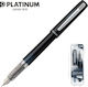 Писалка Platinum M Пластмасова Опаковка Блистер Тъмносиня Pla-ppf800-55m