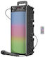 Karaoke Speaker with Wired Microphone and Light...