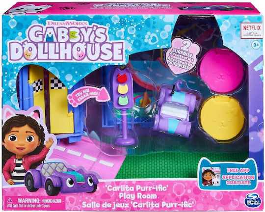 Spin Master Gabby's Dollhouse Carlita Purr-ific Play Room Carlita Purr-ific Play Room Age 3+