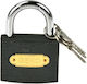 Geko Padlock Brass with Key 63mm Gray 1pcs