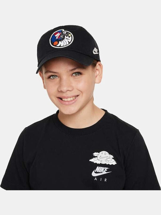 Nike Παιδικό Καπέλο Jockey Υφασμάτινο Μαύρο