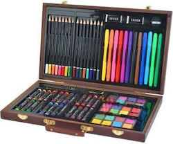 Set de colorat Lemn 81buc