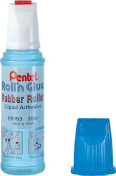 Pentel Liquid Glue for Paper 30ml Blue