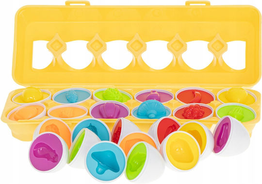 Match Eggs With Fruits And Vegetables Montessori Εκπαιδευτικό Παιχνίδι Γνώσεων