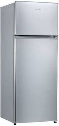 Arielli Double Door Refrigerator 204lt H143xW55xD55cm Inox