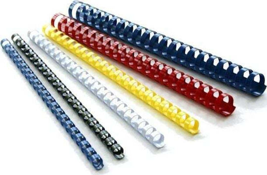 Herlitz Plastic Spine / Spiral Bookbinding 14mm 100pcs