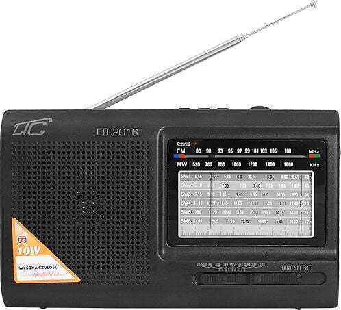 LTC Audio LXLTC2016/CZ Επιτραπέζιο Ραδιόφωνο Μπαταρίας με USB Μαύρο