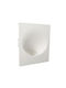 VK Lighting Rechteckig Gips Einbau Spot mit Fassung GU10 Weiß 35x29cm. 1Stück