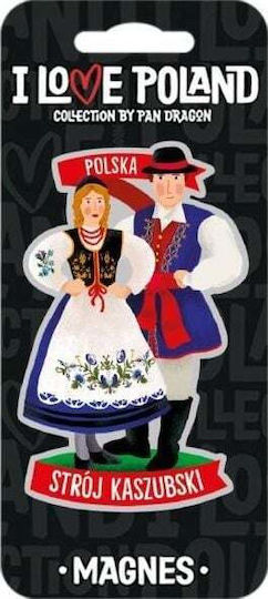 Pan Dragon I Love Poland Set of Magnets 1pcs