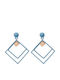 Set Earrings Gold Plated