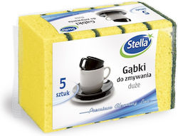 Stella Set Bureți de bucătărie Plăci Negri 5buc