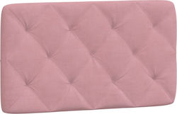 vidaXL Stoff-Kopfstütze Für Bett Rosa 92x48cm