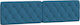 vidaXL Stoff-Kopfstütze für Betten Blau 202x48cm