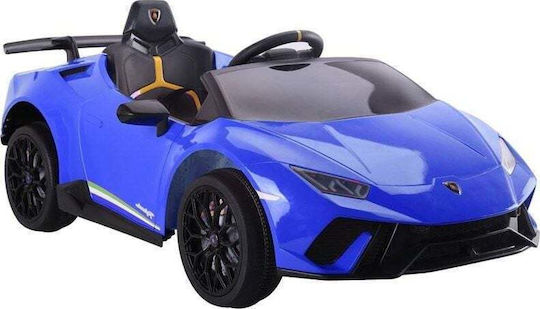 Lamborghini Huracan Cu Un Loc Cu Telecomandă Licențiat 12 Volți Albastru Pentru 3+ Ani