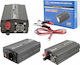 Volt Inverter Αυτοκινήτου Τροποποιημένου Ημιτόνου 1000W για Μετατροπή 12V DC σε 230V AC