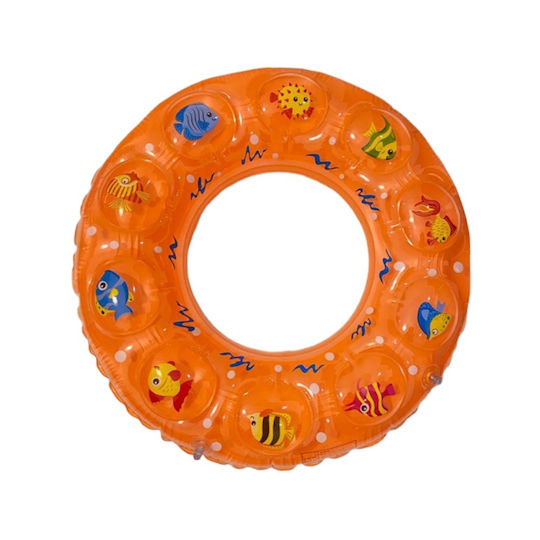 Kinder Schwimmring mit Durchmesser 50cm. Orange