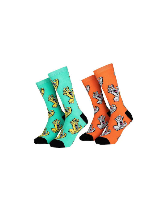 Santa Cruz Hand Christmas Socks Multicolor 2Pack