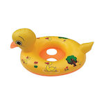 Scaun gonflabil de înot pentru copii cu model de rață SL-B003S, 75 cm, cod 151400