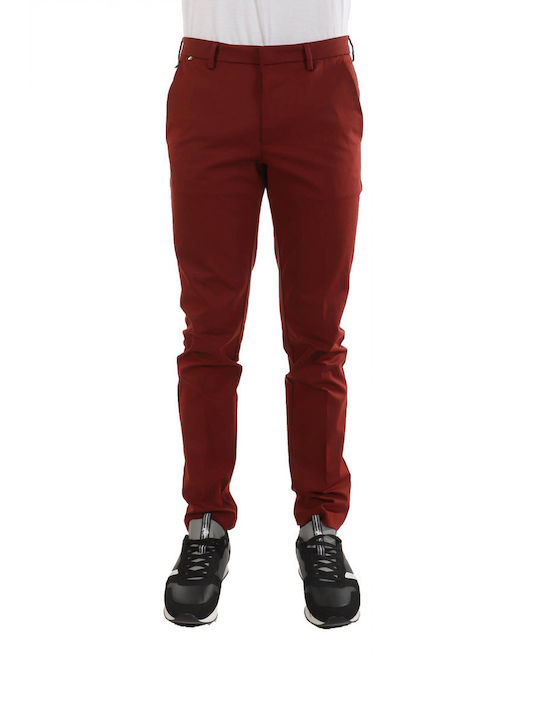 Hugo Boss Men's Trousers Chino in Slim Fit BORDO