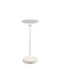 Abert Tischlampe LED mit Weiß Schirm und Basis