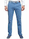 Trousers Chino Elastic in Slim Fit Blue