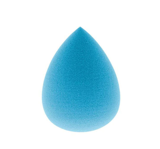Make-up Sponge Zola Blue Delicate Soft Easy To Clean Teardrop Shape