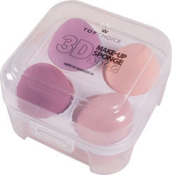 Top Choice Makeup Blender Sponges 1 Pack 4 Pcs