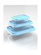 Sterk Lunchbox Kunststoff Transparent 3Stück