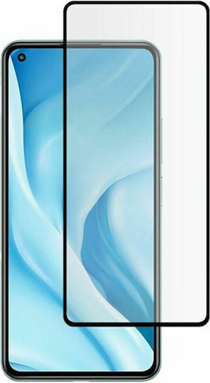 Powertech 3D Adeziv complet Full Face Tempered Glass Negru (Xiaomi Mi 11 Pro)