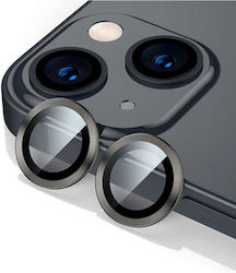 Протектор за камера Закалено стъкло Черен за iPhone 15 Протектор за камера Закалено стъкло Черен за iPhone 15