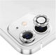 Glitter Strass Camera Protection Tempered Glass Silver for the iPhone 11