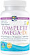 Nordic Naturals Complete Omega-D3 Fish Oil 565mg 60 Softgels With Lemon Flavour