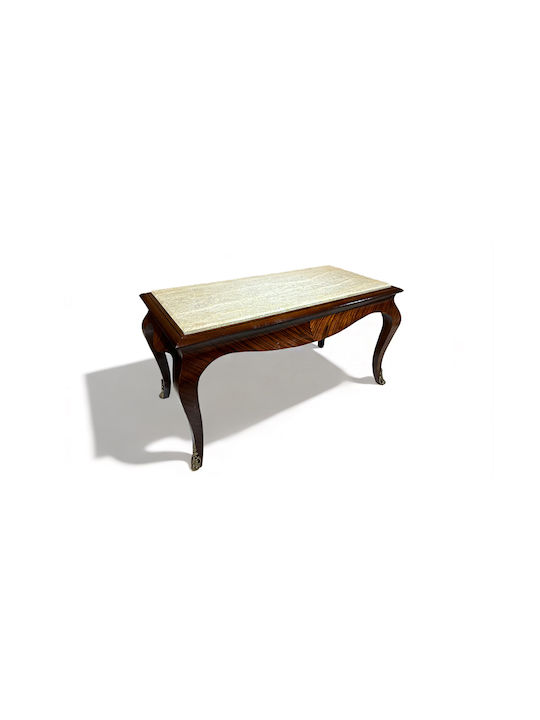 Rectangular Coffee Table Marble L102xW51xH52cm