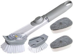 Kunststoff Reinigungsbürsten Hand für Allgemeine Verwendung Gray 1Stück Kunststoff Reinigungsbürsten Hand für Allgemeine Verwendung Gray 1Stück