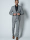 Men's Suit Jacket Regular Fit Gray