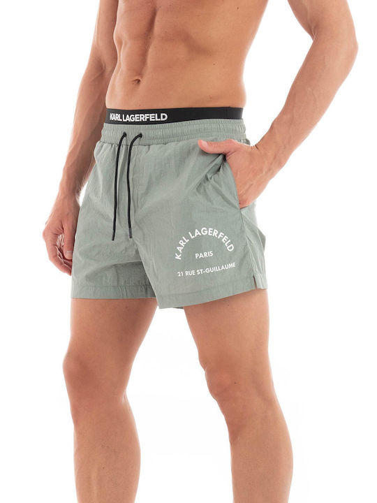 Karl Lagerfeld Herren Badebekleidung Shorts Grey