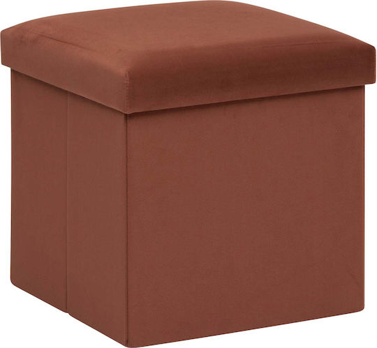 Atmosphera Hocker Für Das Wohnzimmer Mit Stauraum Tess Ambre 38x38x38cm