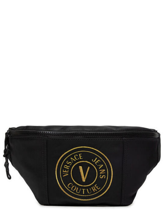 Versace Ανδρικό Τσαντάκι Μέσης Μαύρο