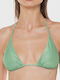 Guess Triangle Bikini Top Green