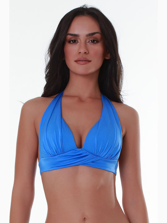 Bluepoint Padded Bikini Swim Top Blue