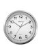 KING Hoff Wall Clock Metallic Transparent