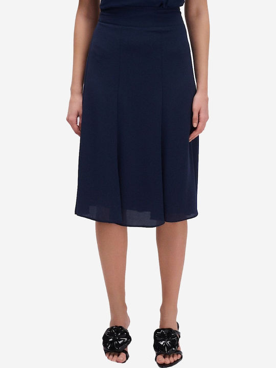 Midi Skirt Cloche Blue