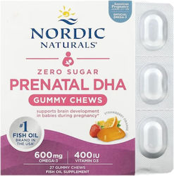 Nordic Naturals Prenatal DHA Gummy Chews 600mg 27 ζελεδάκια Nordic Naturals Prenatal DHA Gummy Chews 600mg 27 ζελεδάκια