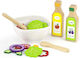 Viga Toys Set Salad Vegetables Fork Lyzka Sauces 36el